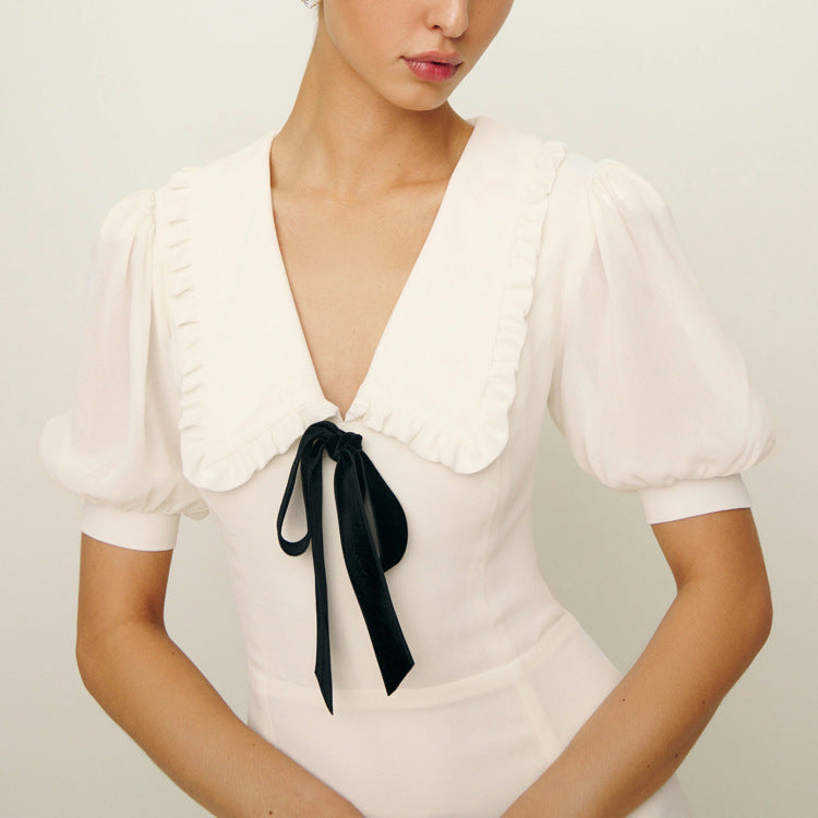 A High Sense Anti-aging Elegant Slim Fit Midi A- Line Skirt free delivery