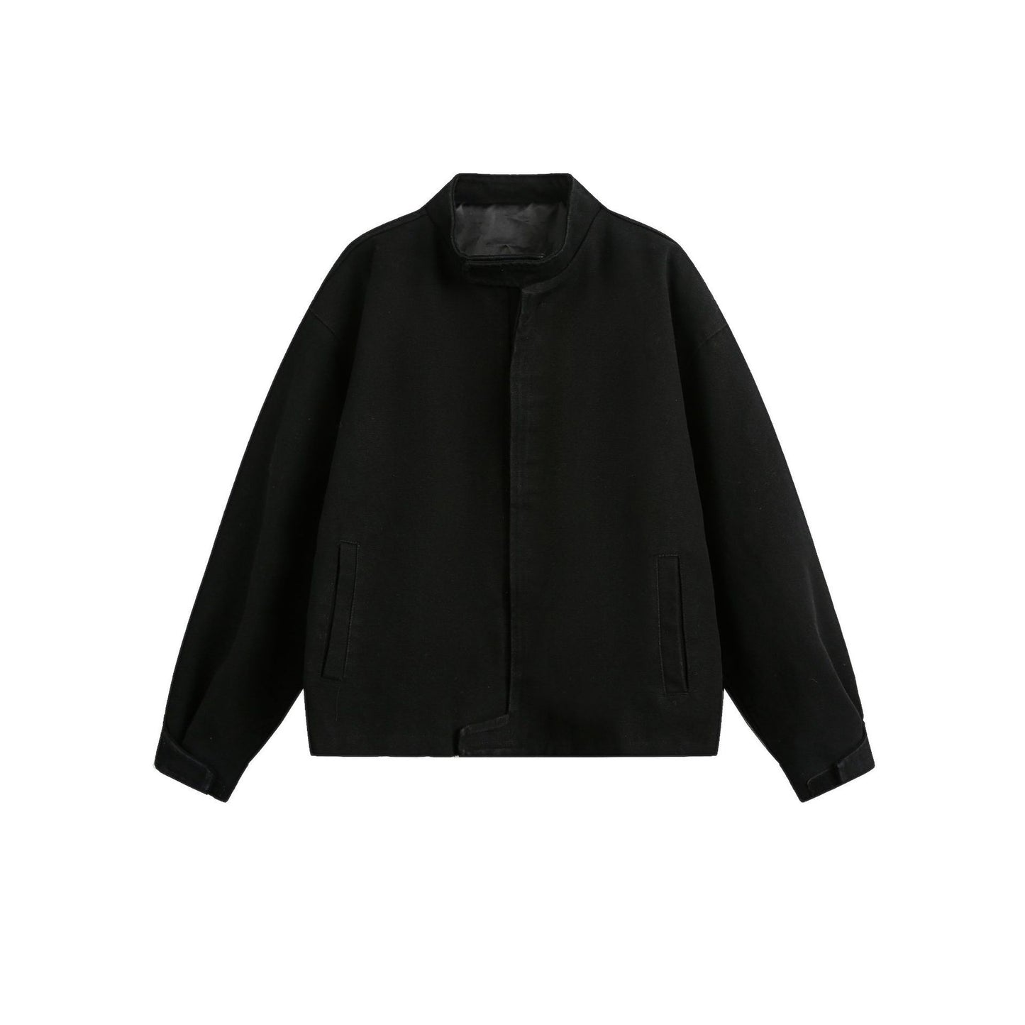 American Retro Simple Loose Padded Shoulder Jacket