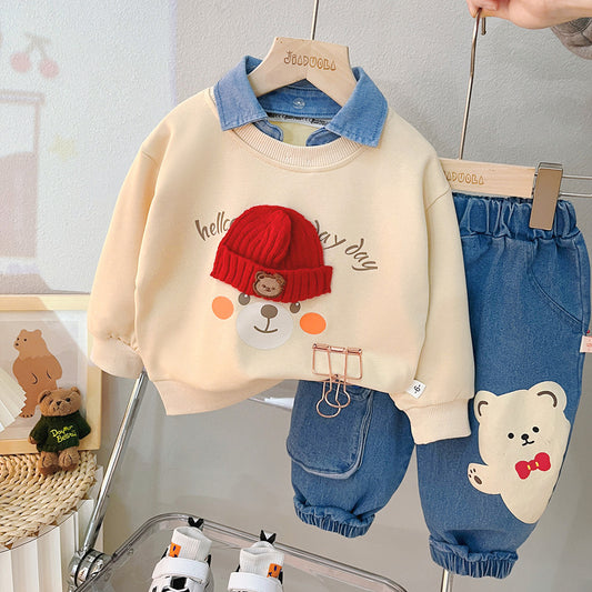 Clothes For Babies Split Boy Suit free delivery